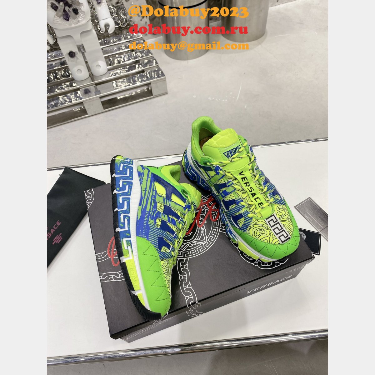 The Newest Replica Versace Daddy Wholesale High Quality Shoes