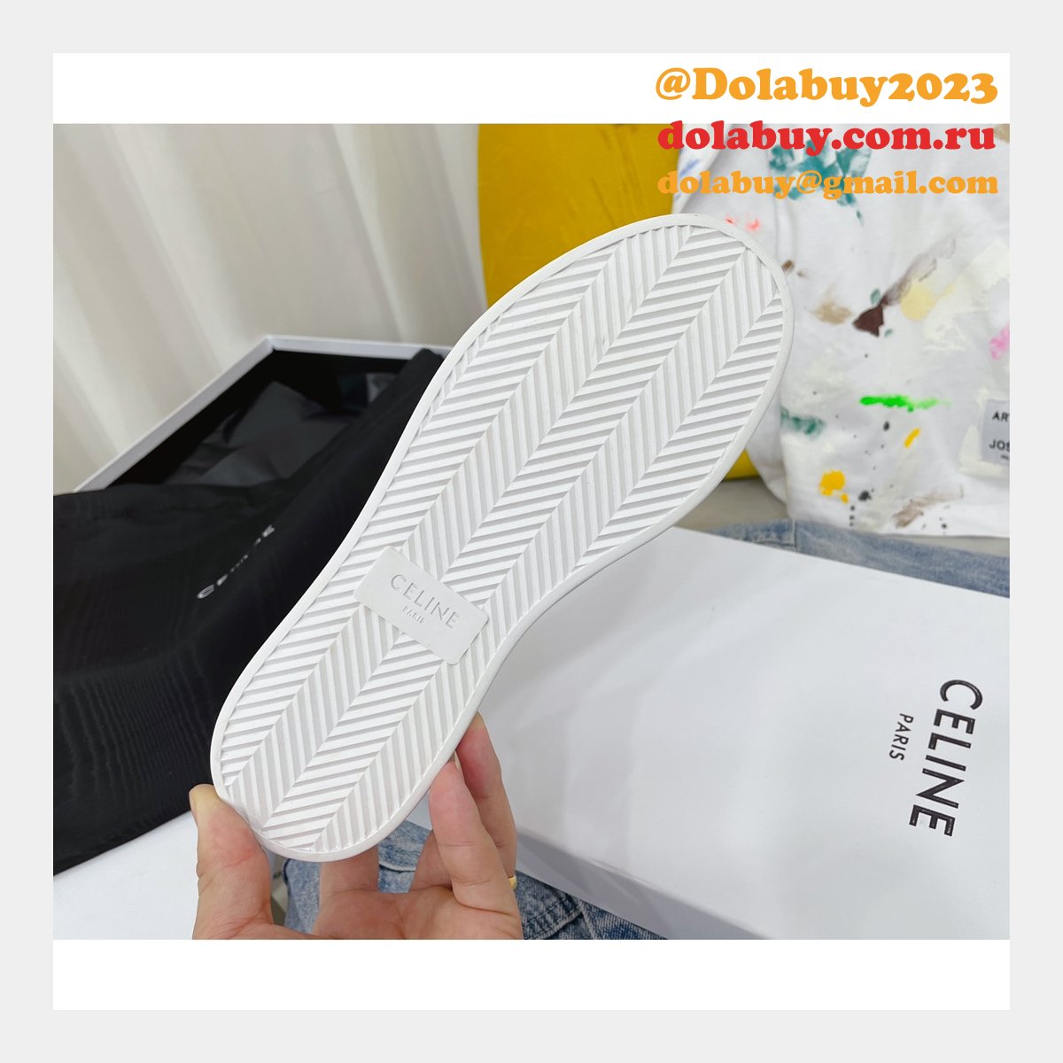 Buy 2022 Replica Celine Platform Canvas Shoes Online