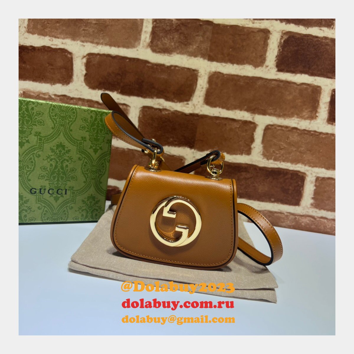 designer G*u*i high quality 698635 blondie card case wallet