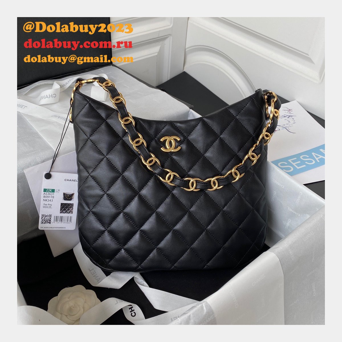 Top Quality Luxury  CC AS3631 HOBO BAG
