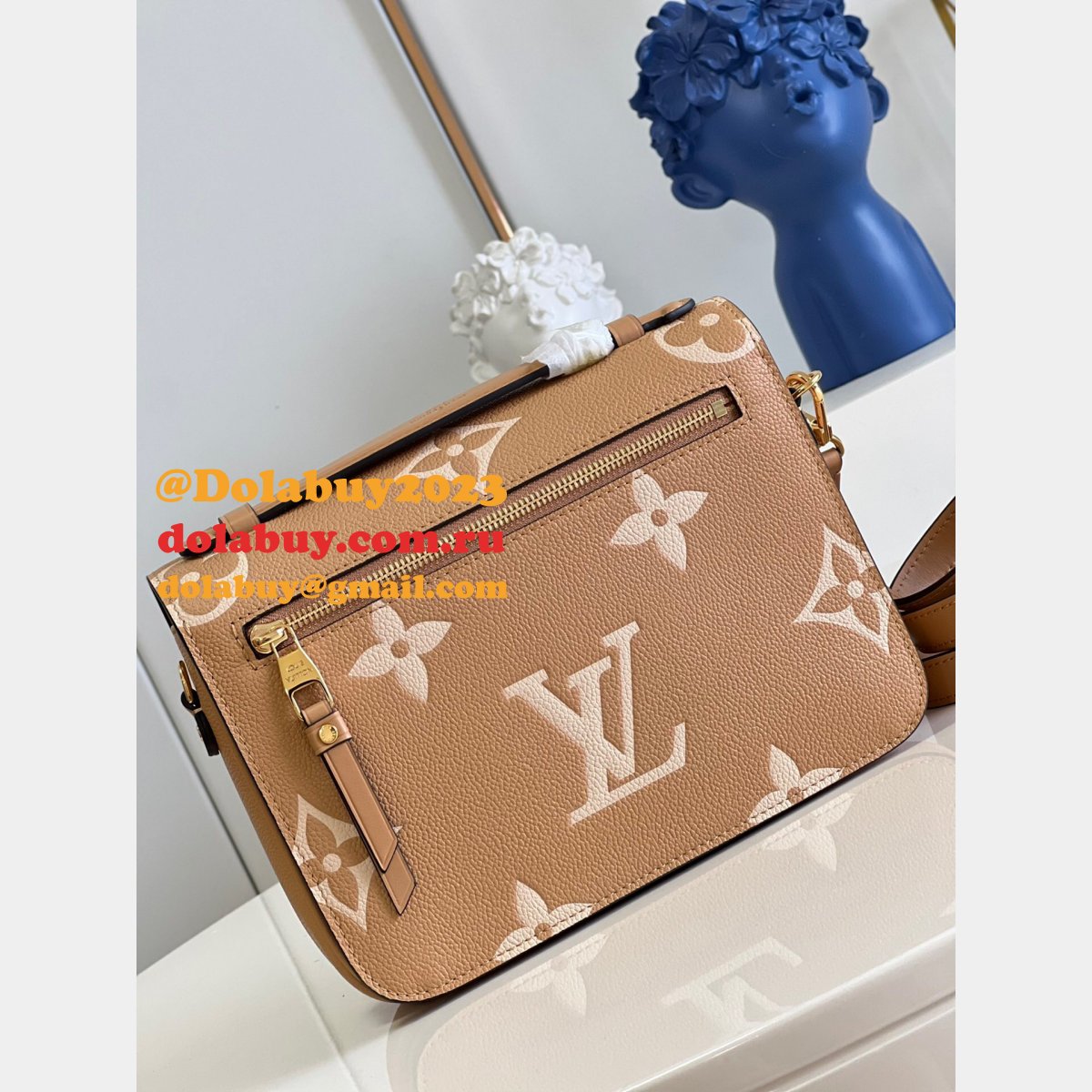 Louis Vuitton Replica M45773 Bicolor Pochette Métis Handbag