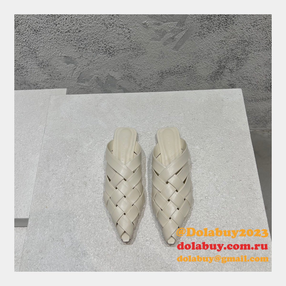 designer replica b0tte*a Ven*ta top quality flat sandals shoes