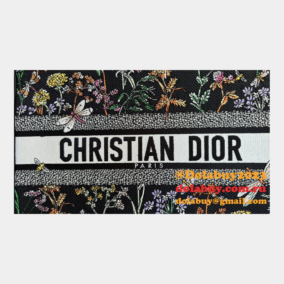 Designer Christian Dior CD Book Tote Replica Bags