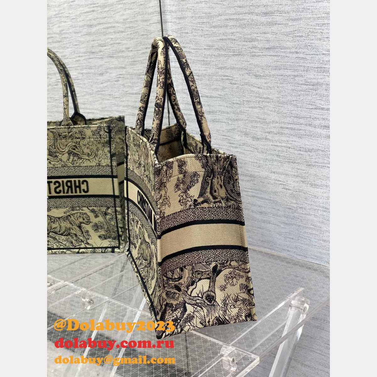 Replica Designer Christian Dior CD Book Tote 26.5/36/41.5CM Bag