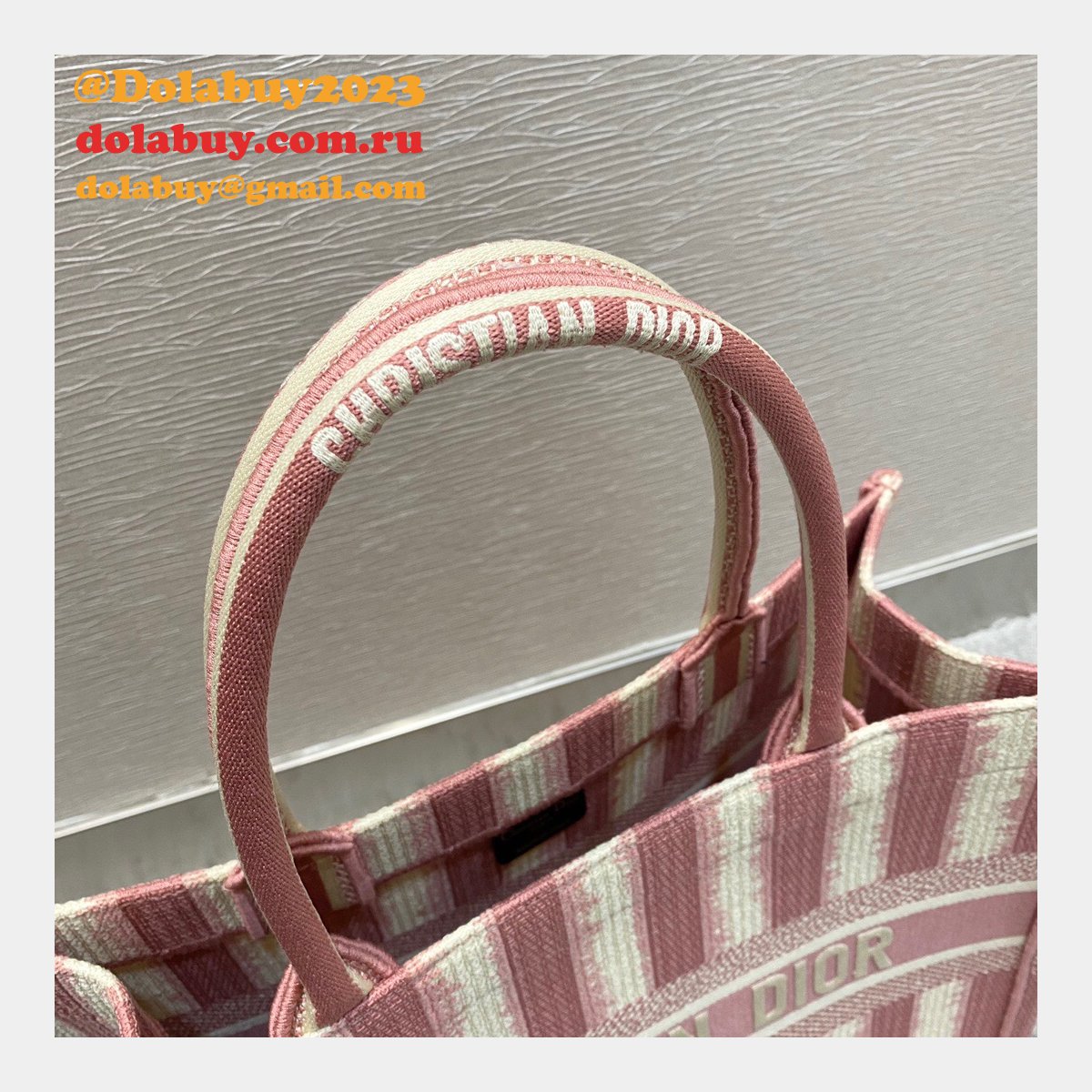 Wholesale Dior Book Tote Red High Quality 36CM Bag