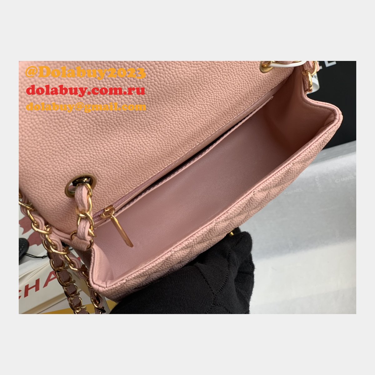 Cheap CC Caviar Leather Flap Bag 1116 20CM