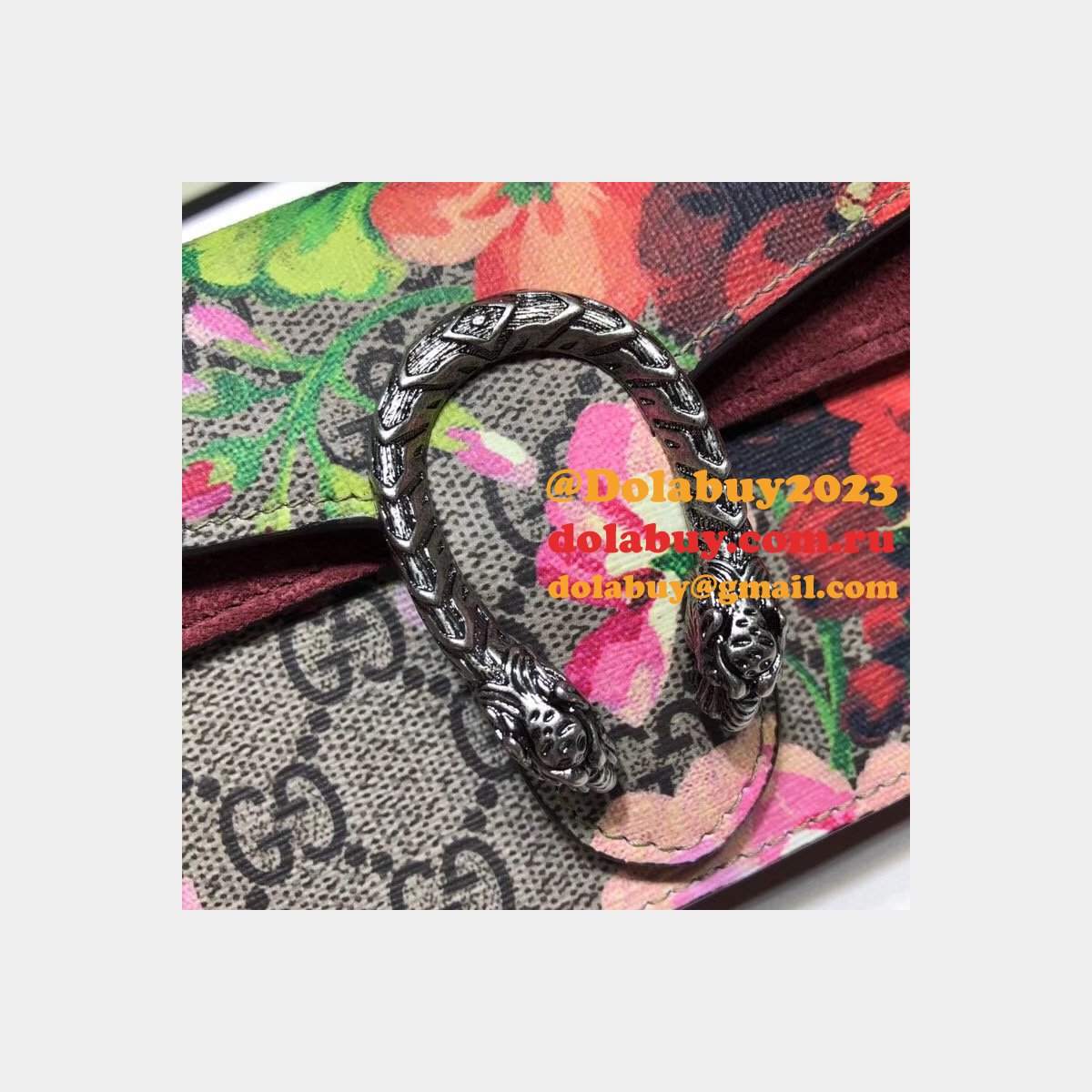 Cheap Blooms Print Dionysus Fashion Mini Shoulder Bag 476432