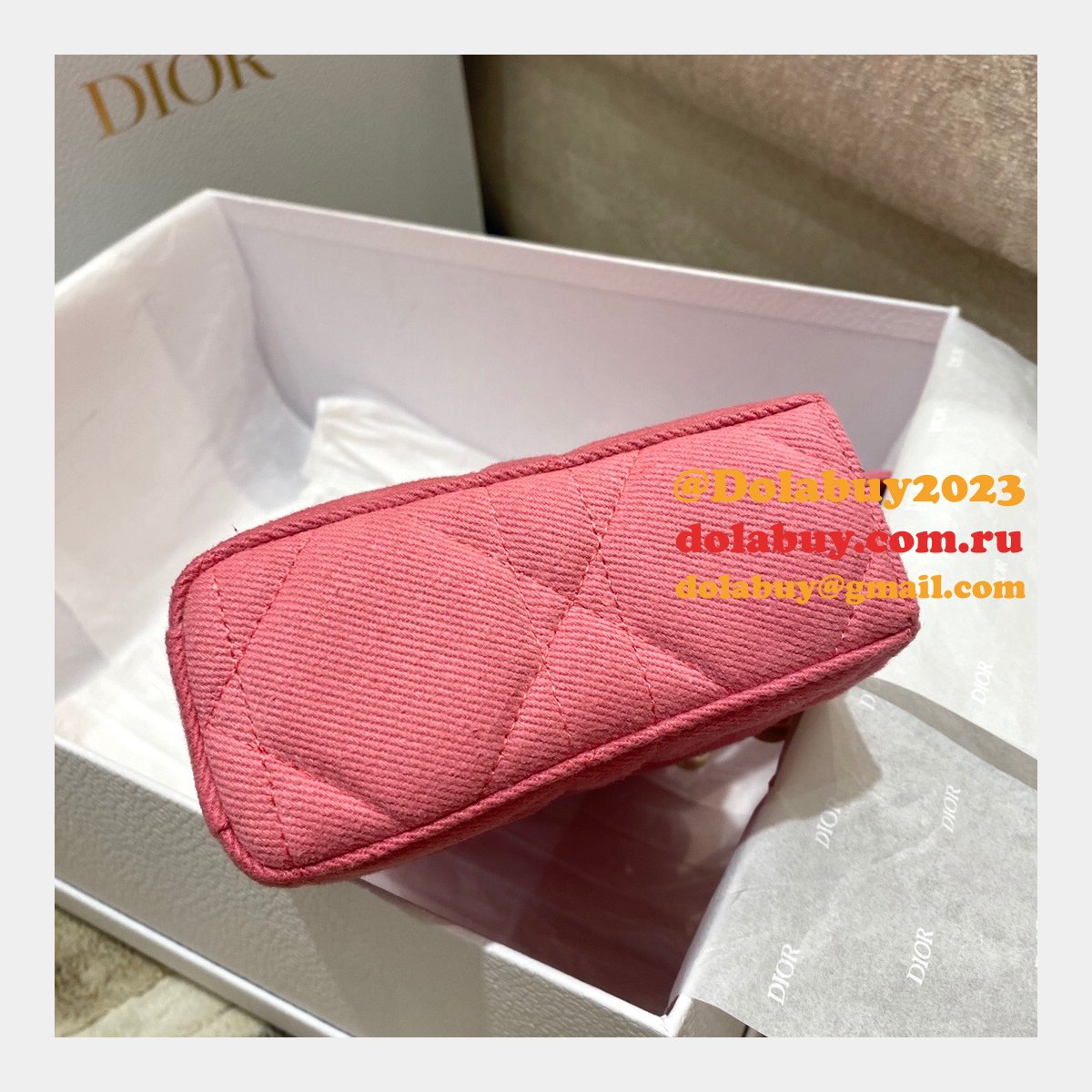 Wholesale High Quality Dior Fake 26cm Lady Designer Bag Online