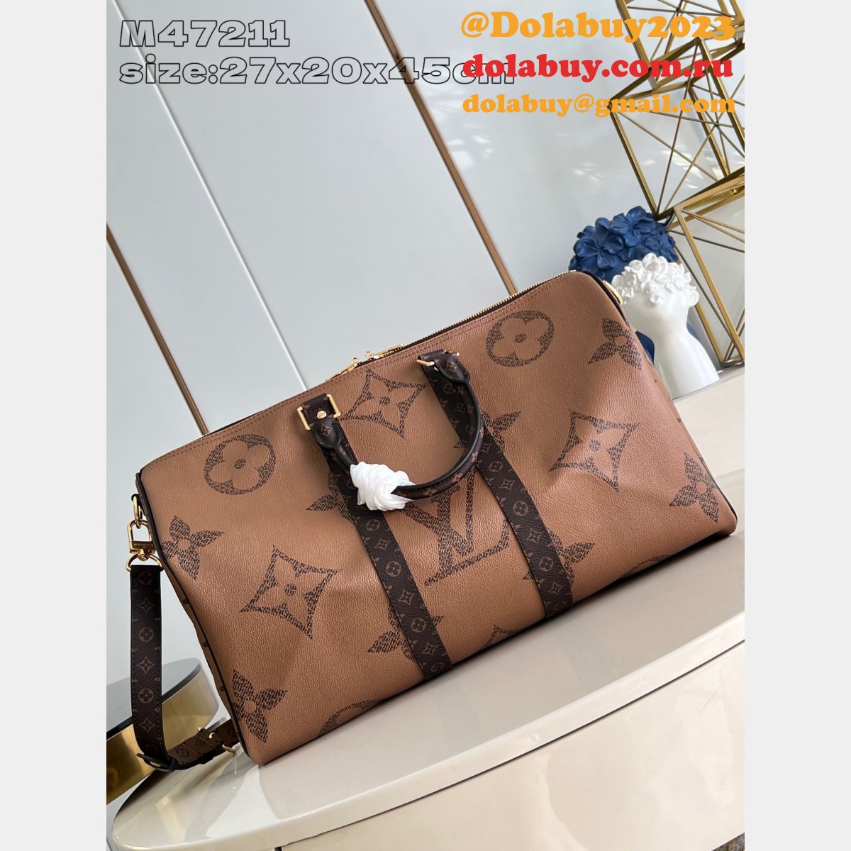 Louis Vuitton Copy 7 Star Keepall Bandoulière 45 M47211 Bag