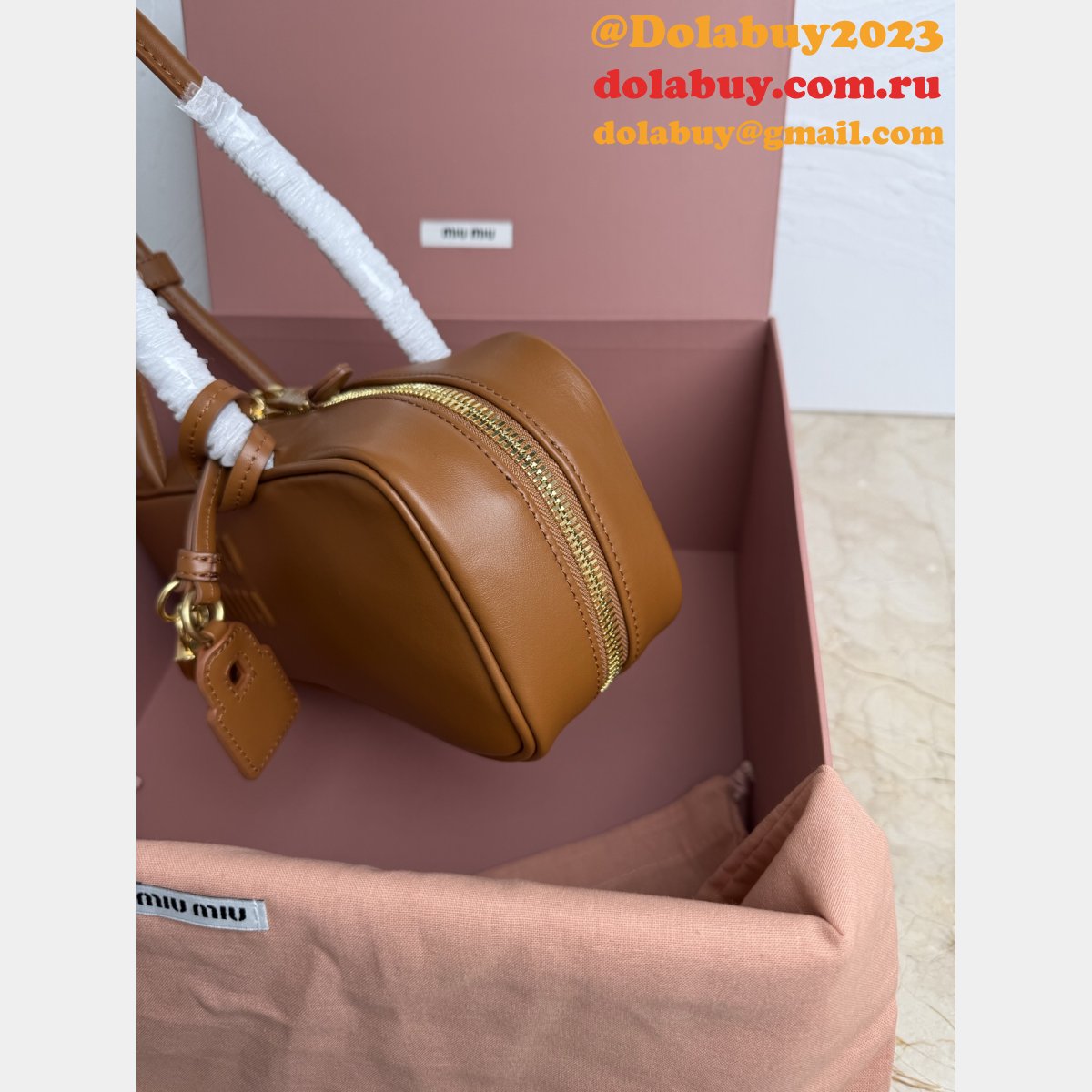 7 Star MIU MIU Beau Leather 5BB173 Bag