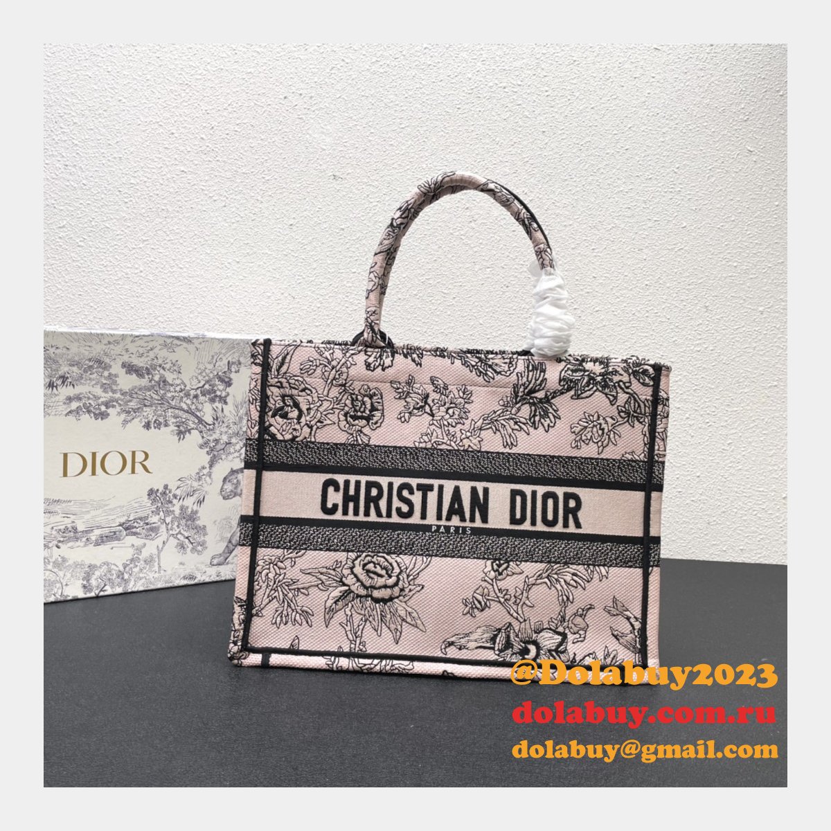 Perfect Designer DIOR CD BOOK TOTE Wholesale Inspired
