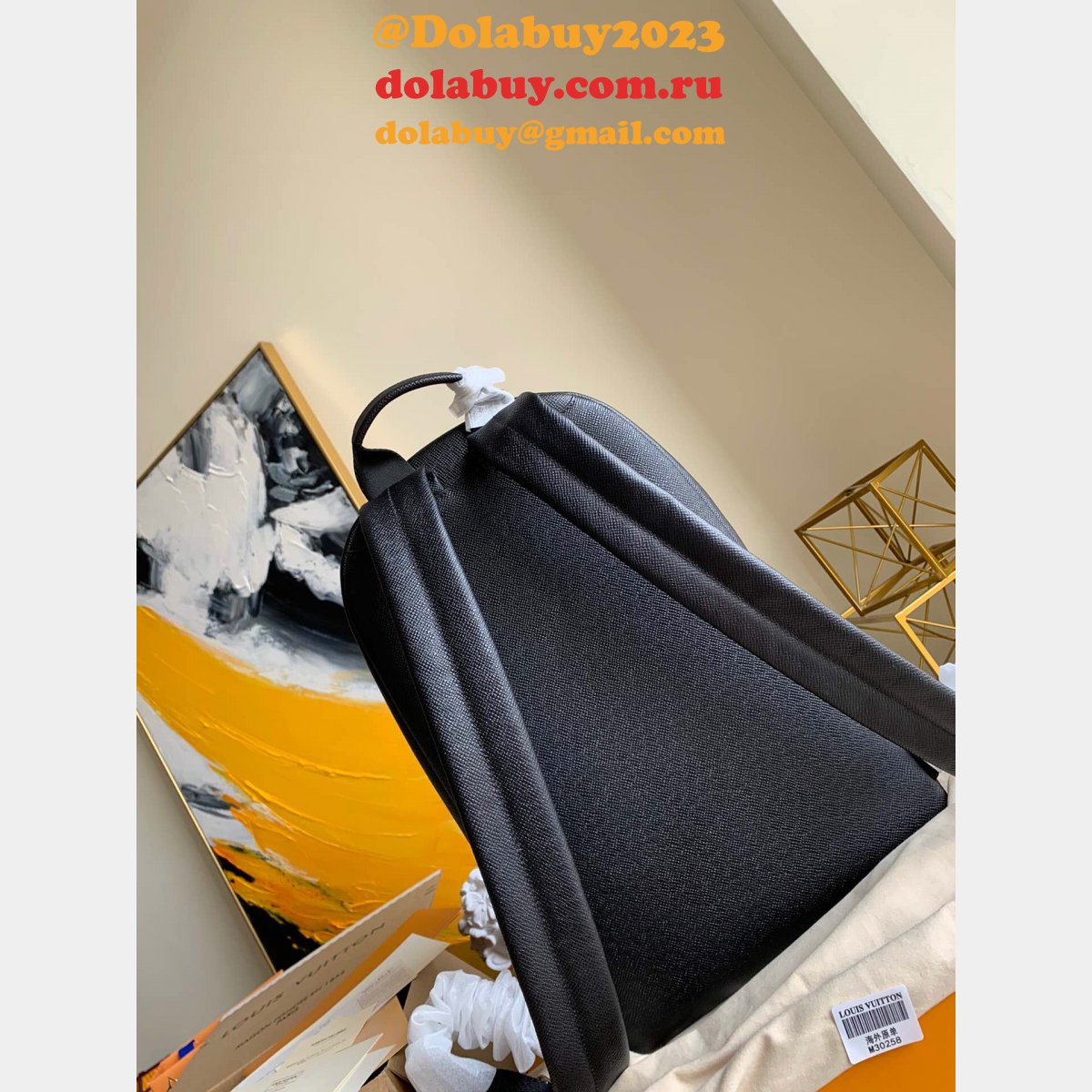 Best Louis Vuitton Knockoff Alex Backpack Taiga M30258 Bag