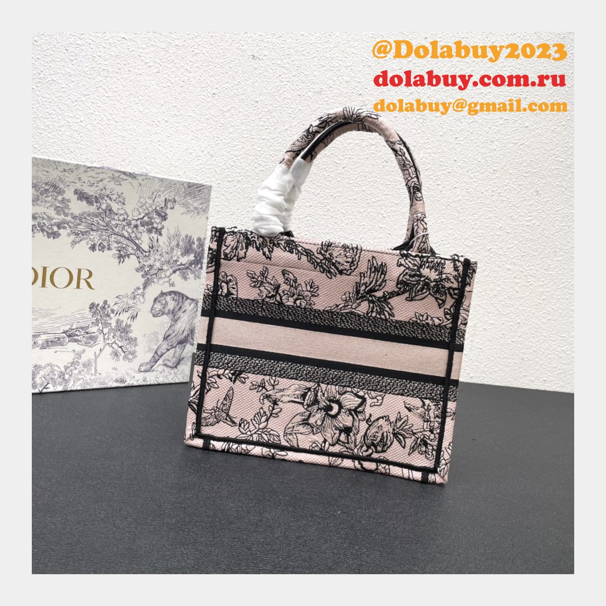 Perfect Designer DIOR CD BOOK TOTE Wholesale Inspired