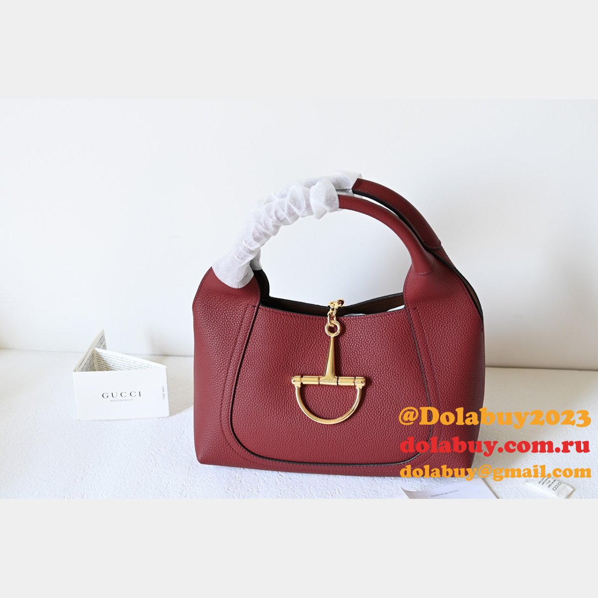 duplicate 837467 G*u*i softbit small shoulder aaa+ black bag