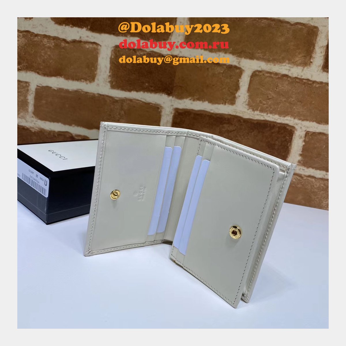 aaa+ G*u*i replica 1955 horsebit card case 621887 wallet