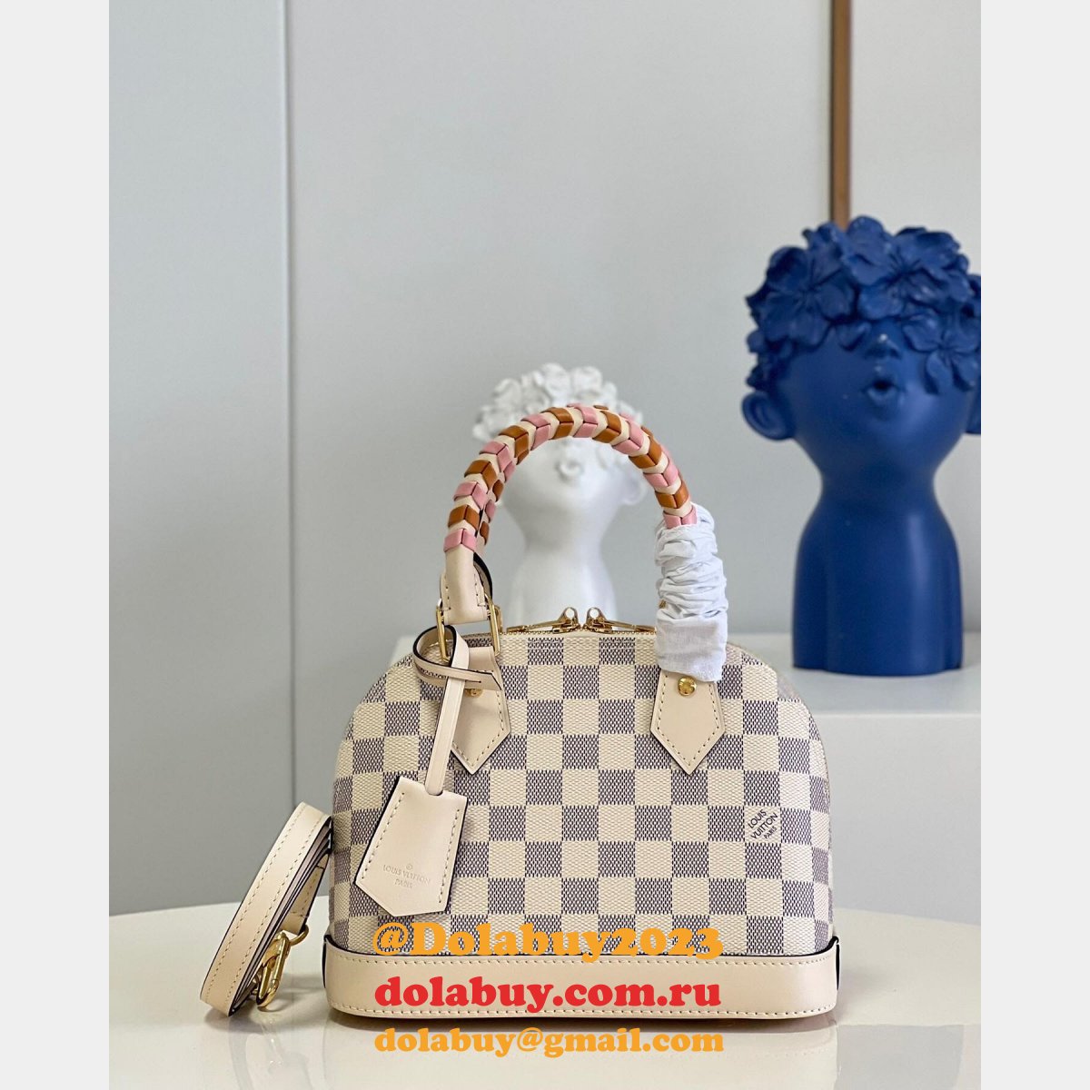 Alma BB Designer Mini Top Handle Bag Purse N41221 Louis Vuitton Replica