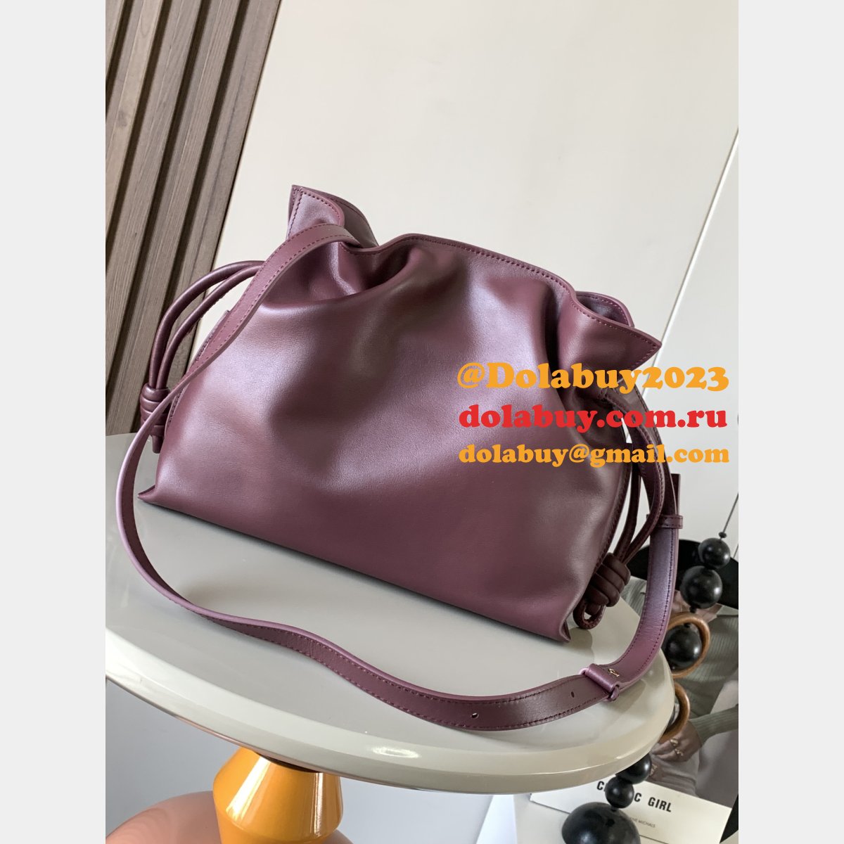 Top Quality LOEWE Medium Flamenco Clutch In Nappa Calfskin 30CM