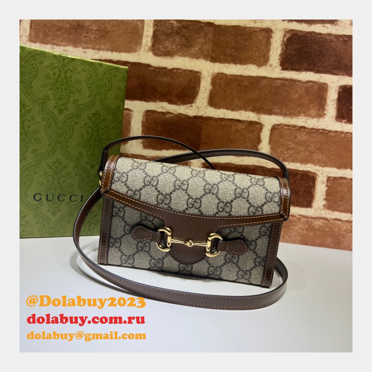 high quality G*u*i horsebit 1955 aaa+ replica 699296 crossbody bags