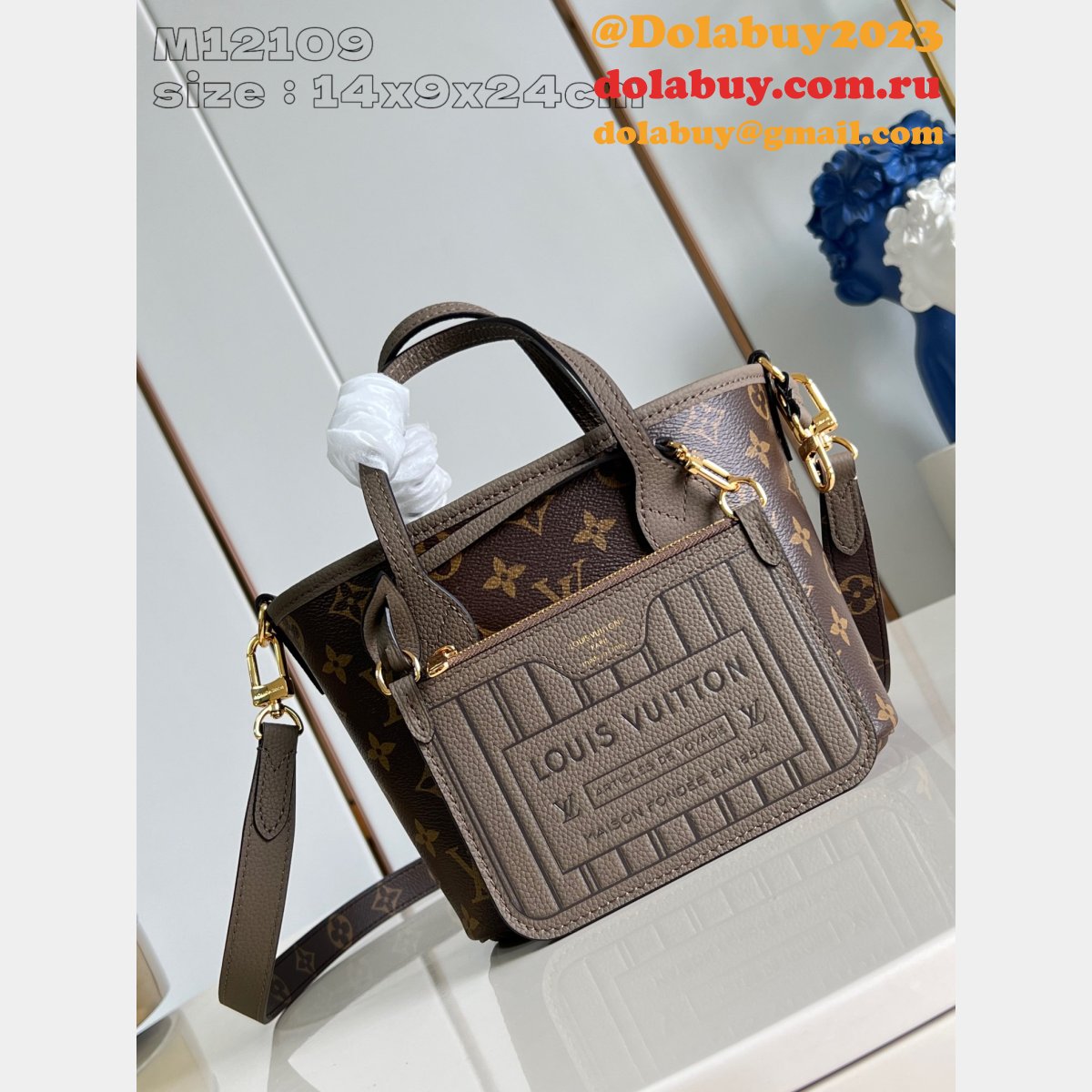 Louis Vuitton 1:1 Mirror Neverfull Bandoulière Inside M12099 Bag