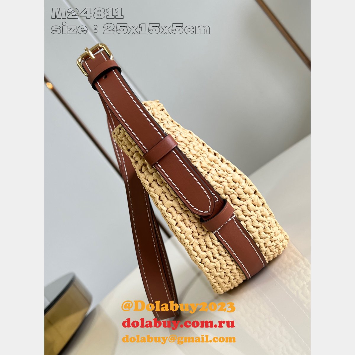 Croissant UK Luxury M24811 Louis Vuitton Inspired Bag
