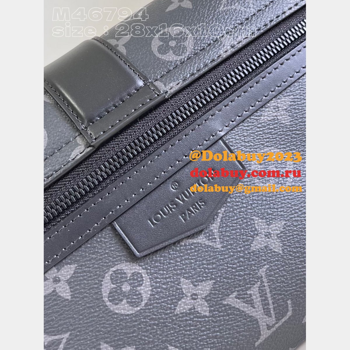 S-Cape Messenger Monogram Eclipse M46794 Louis Vuitton Replicas Bag