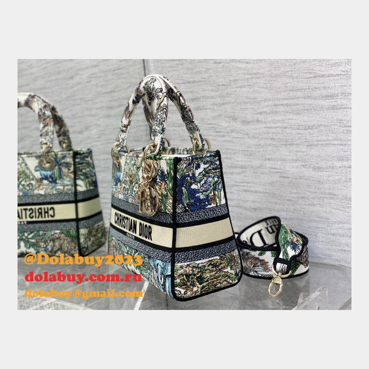 Lady Dior 24cm 100% Identical Lady Replica Bag Sale Online