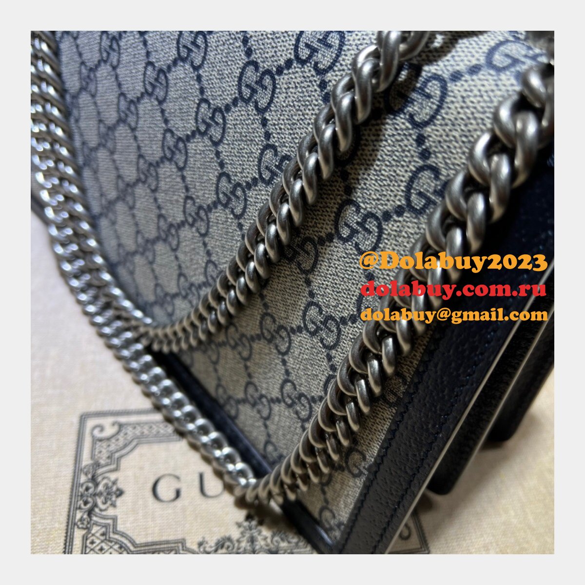 copy G*u*i 7 star 400249 dionysus small gg shoulder bag