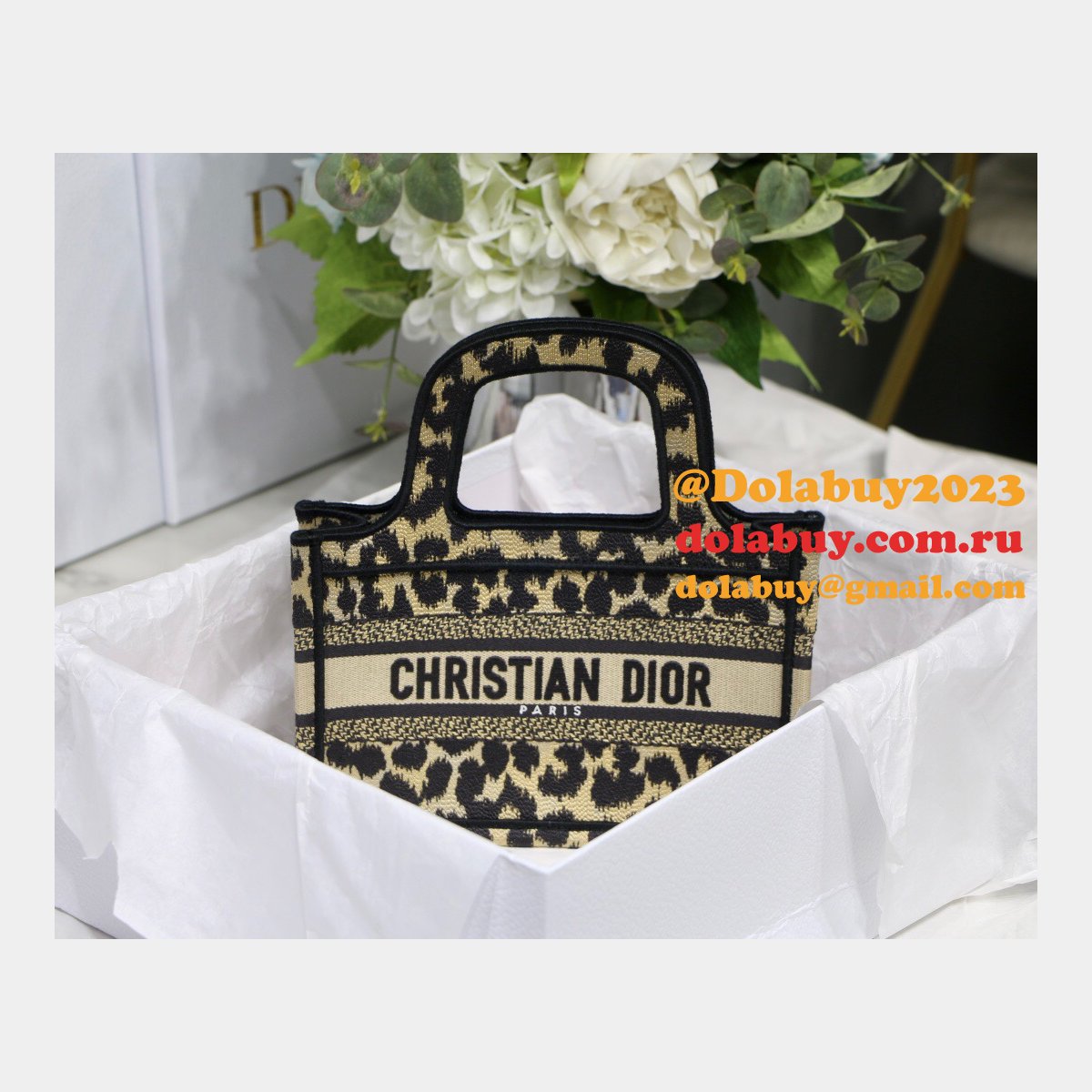 Replica Christian Dior Mini Book Tote Bag Factory