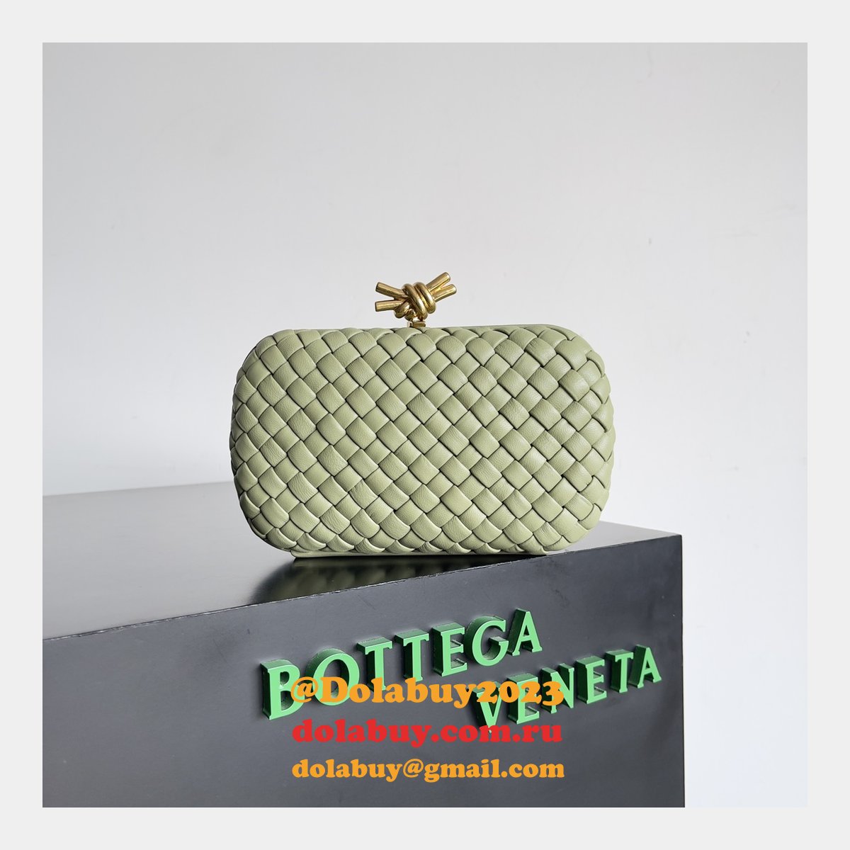 top quality b0tte*a Ven*ta bv knot clutch