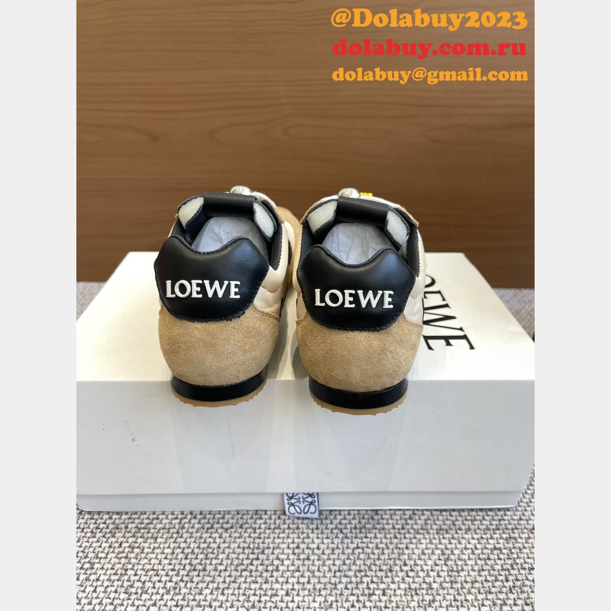 Ballet Runner 2.0 In Nylon And Calfskin