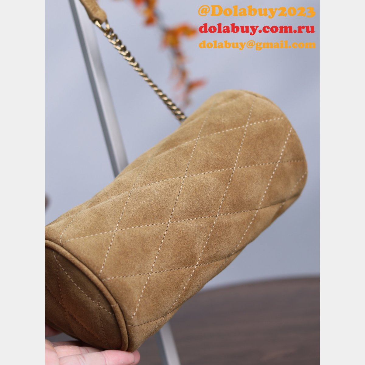 Luxury Designer 699703 7 Star YSL Sade Drum Knockoff Bag