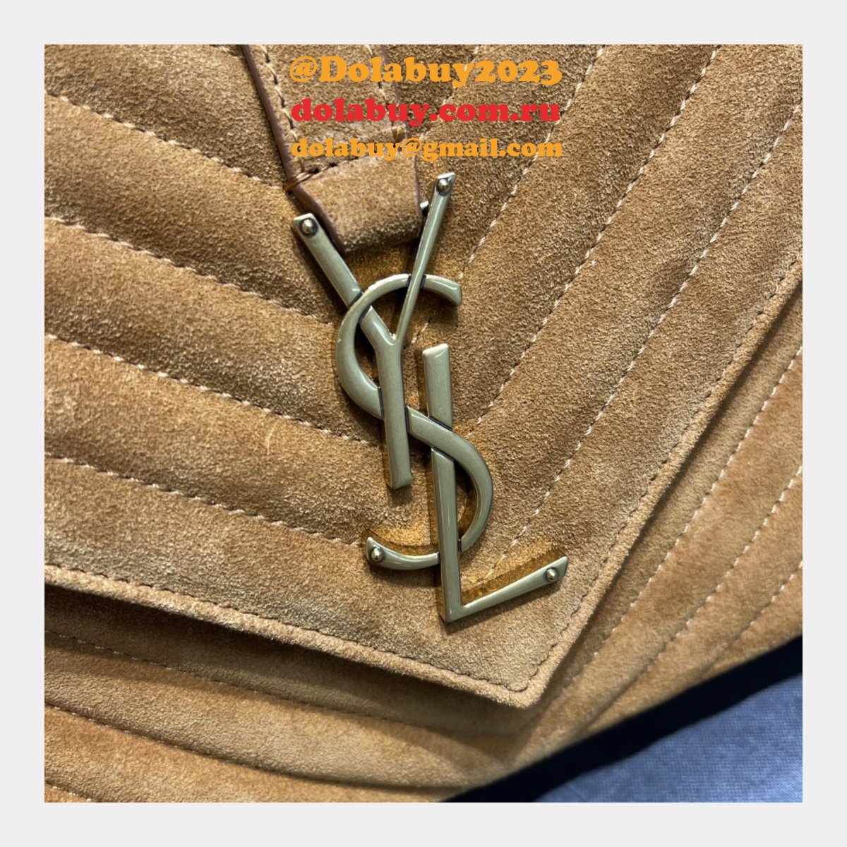 Replica YSL Top Monogram College 392737 Leather Shoulder Bag