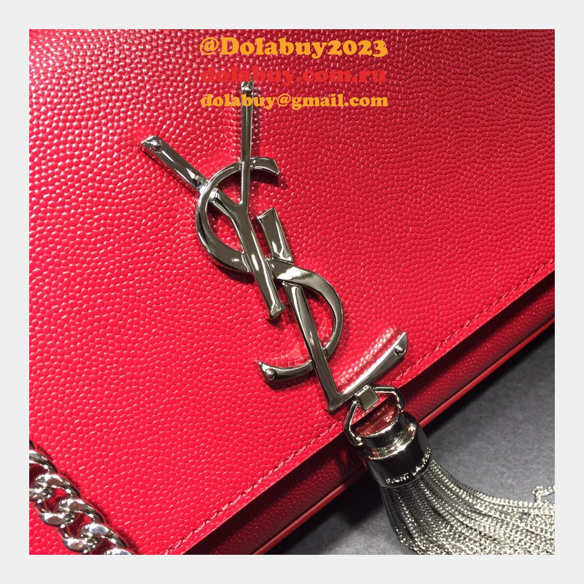 Saint Laurent 20CM Vicky Quilted Shoulder Bag