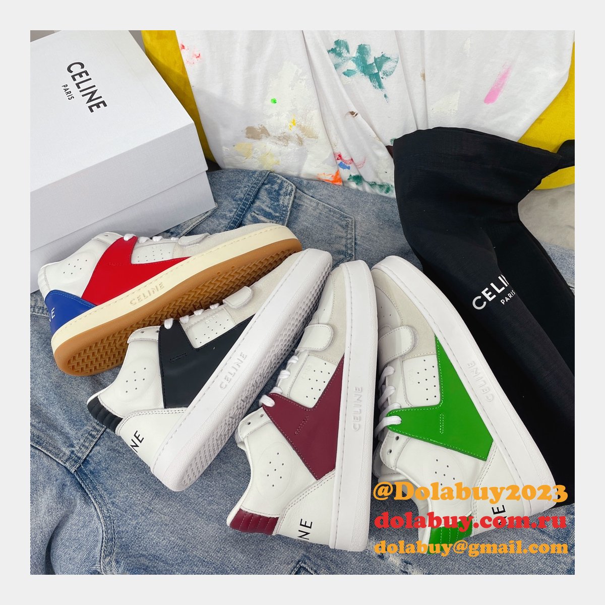 Top Quality Celine Replica Sneakers TUP Sale Store
