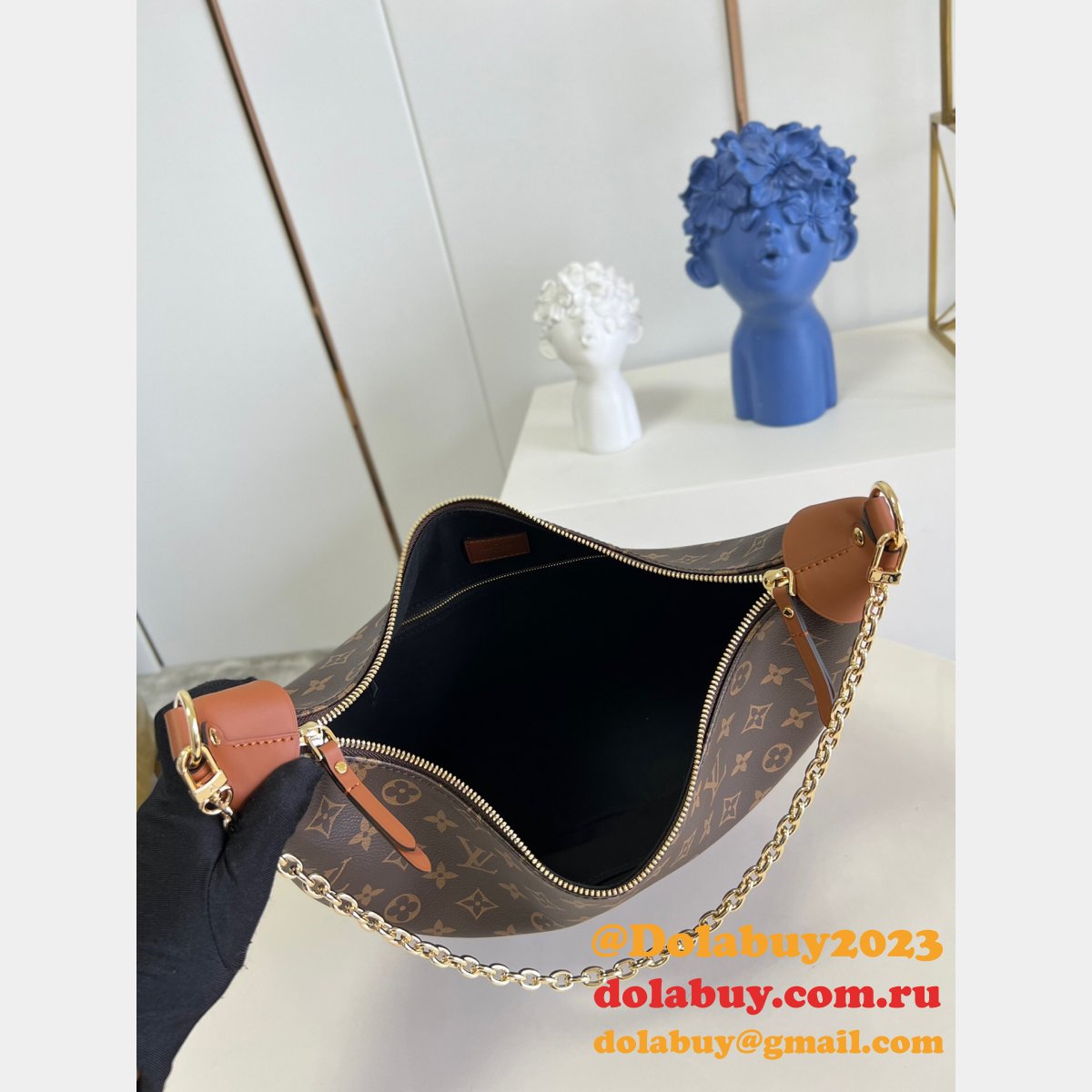 Louis Vuitton Best Monogram Loop Hobo M46311 Leather Goods