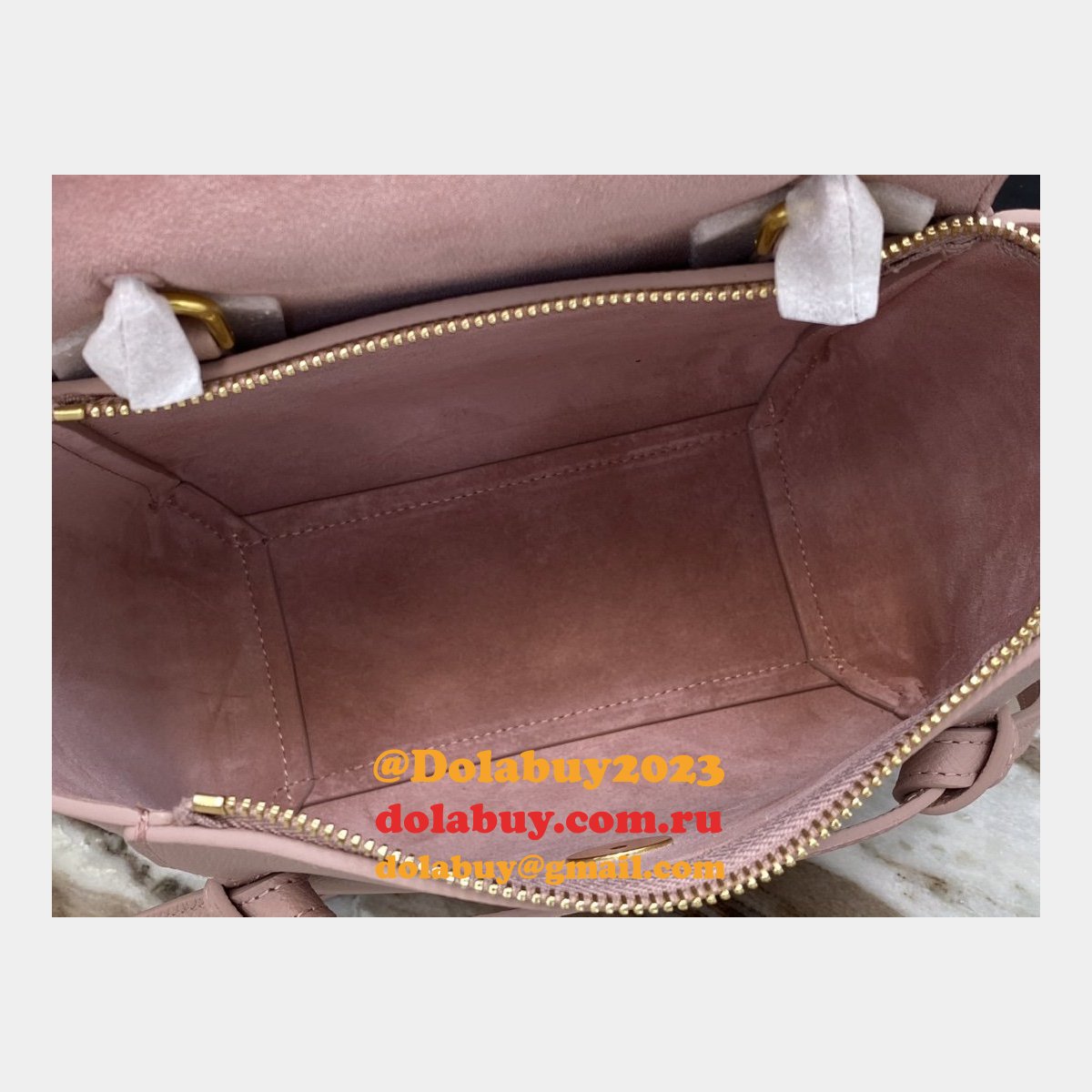 Celine AAA+ celine nano belt pink bag High Quality