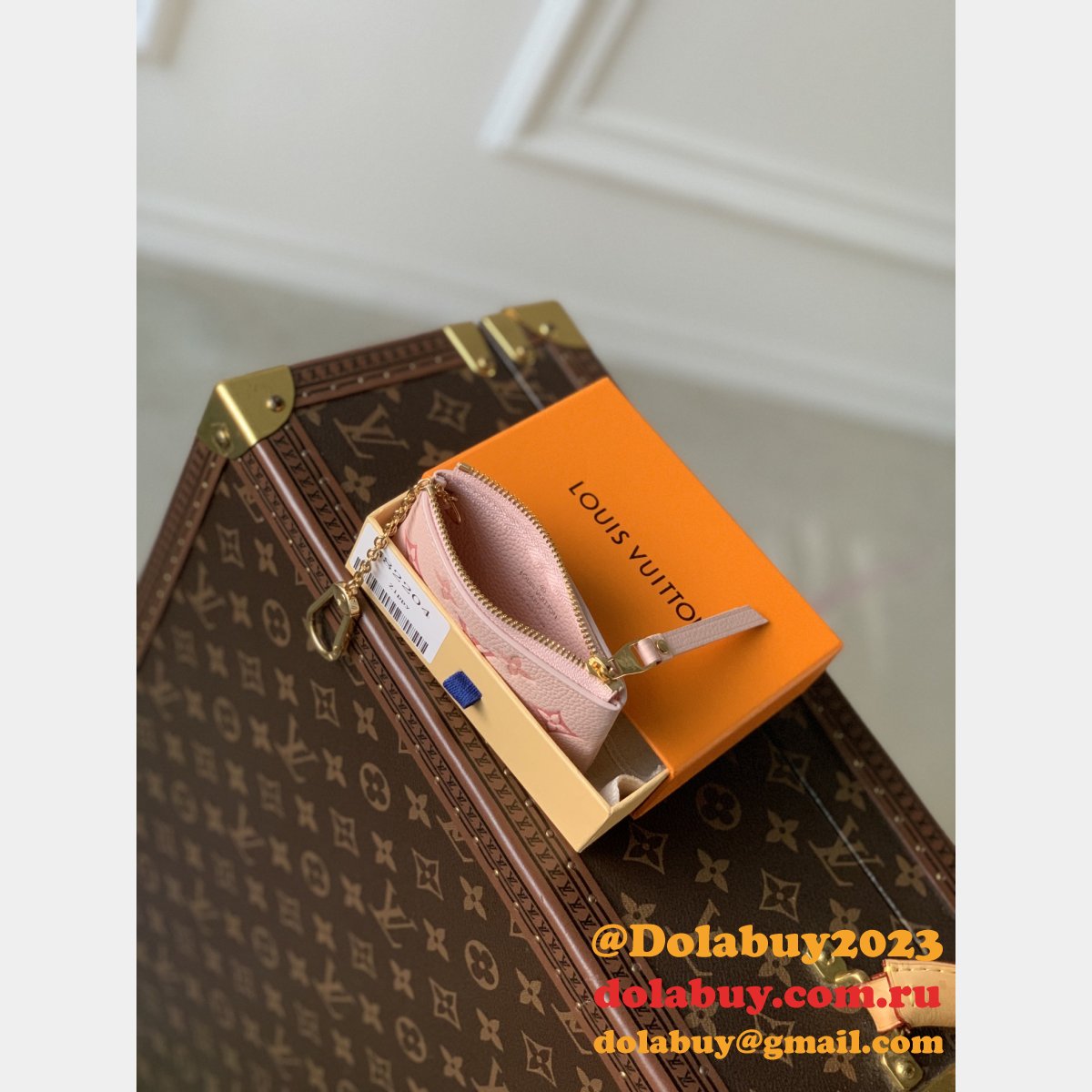 Replica Key Pouch M82204 Monogram Empreinte Leather Louis Vuitton