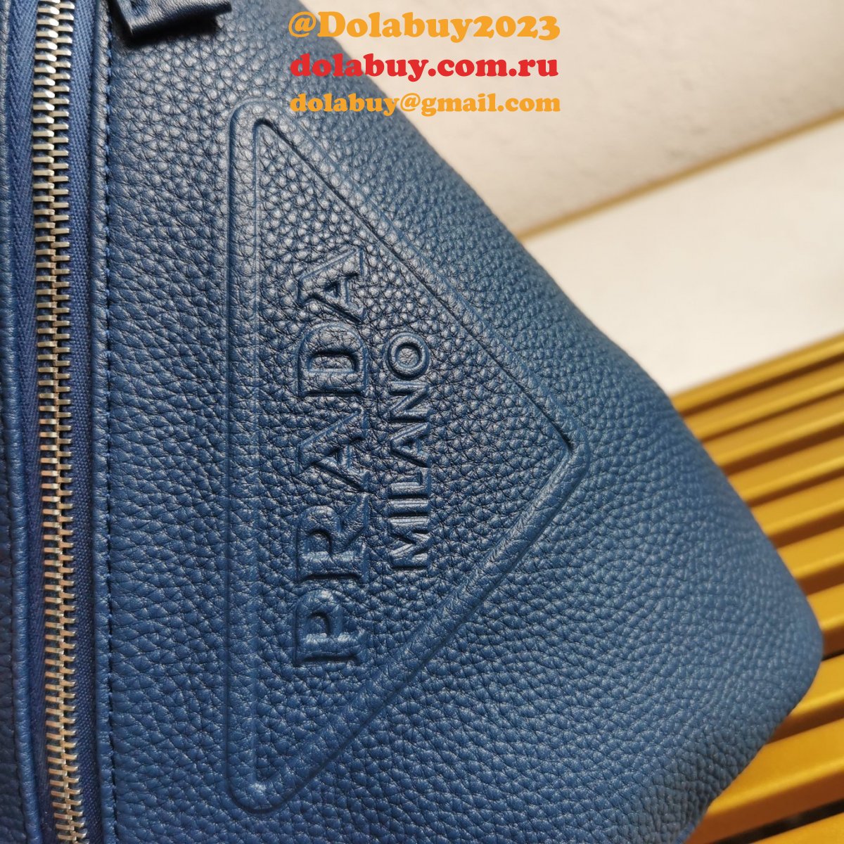 Bluette Replicas Prada Cross Backpacks Belt 2VZ098 High Quality Bag