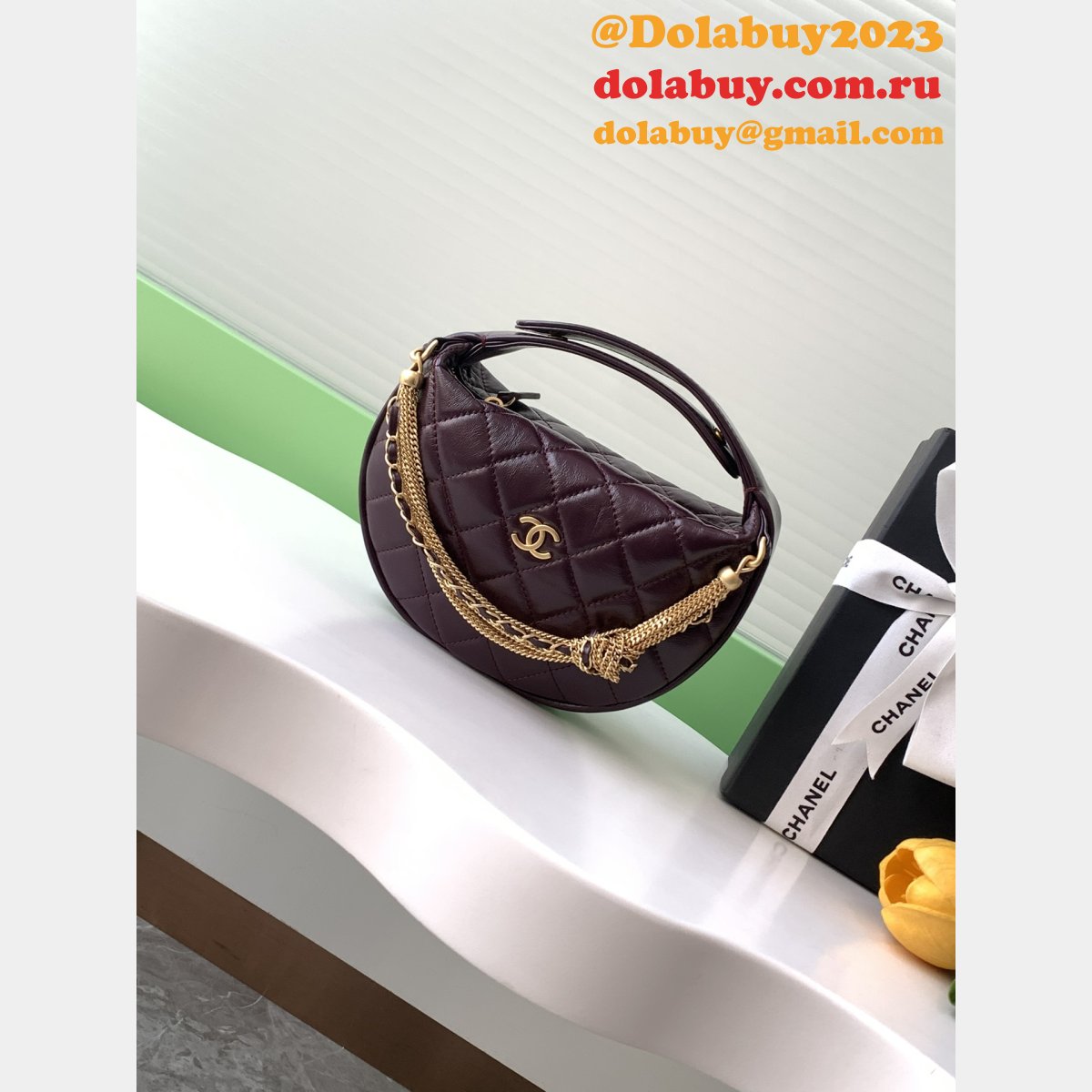 Copy Best AP4058 Shiny Pouch 1:1 Mirror Bag