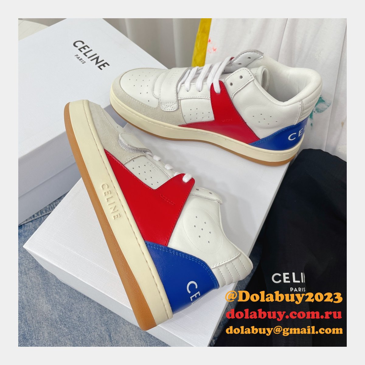 Top Quality Celine Replica Sneakers TUP Sale Store