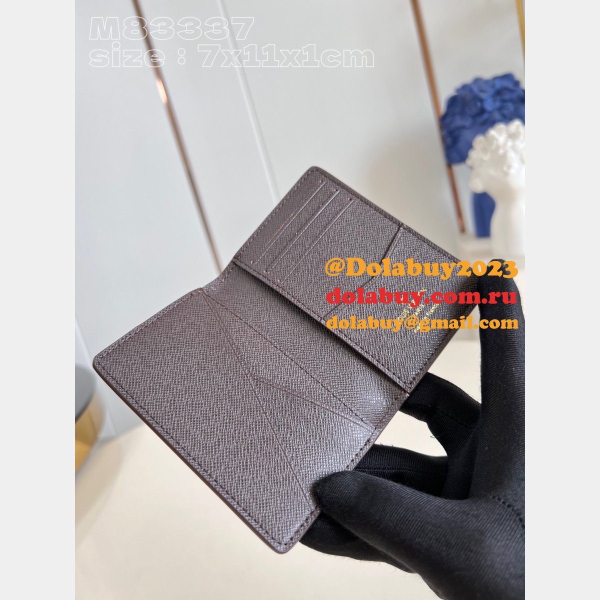 LVS Replica M83337/M83334/M83335 Brazza Pocket Organizer Multiple Wallet