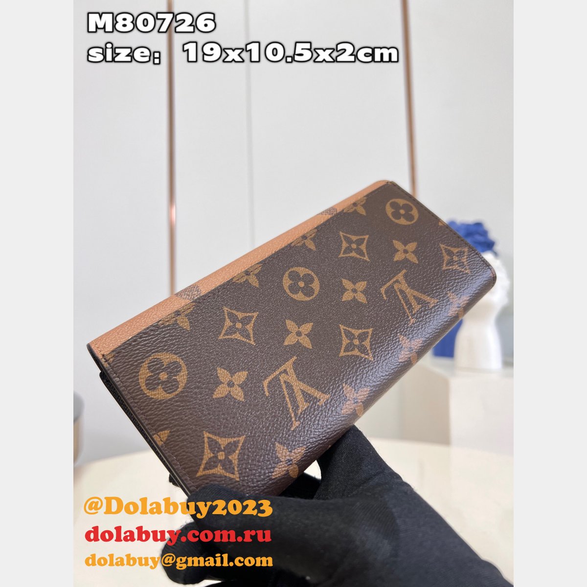 Replica Louis Vuitton Zoé Sarah Monogram M80726/M80725 Wallet