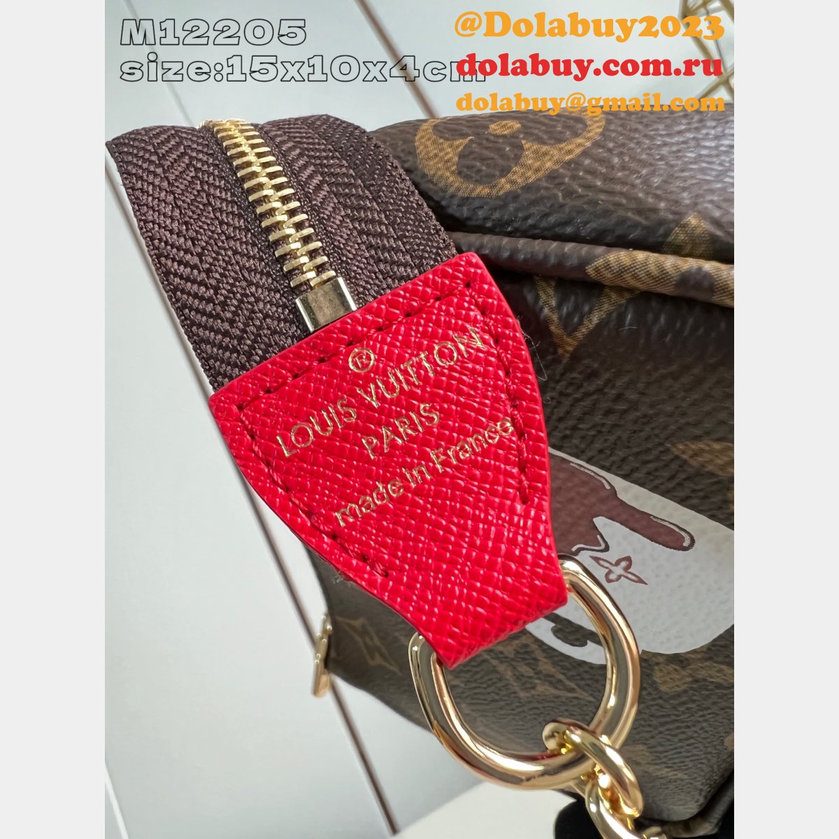 Louis Vuitton Wholesale Pochette Accessoires Monogram M12205 Luxury Bag