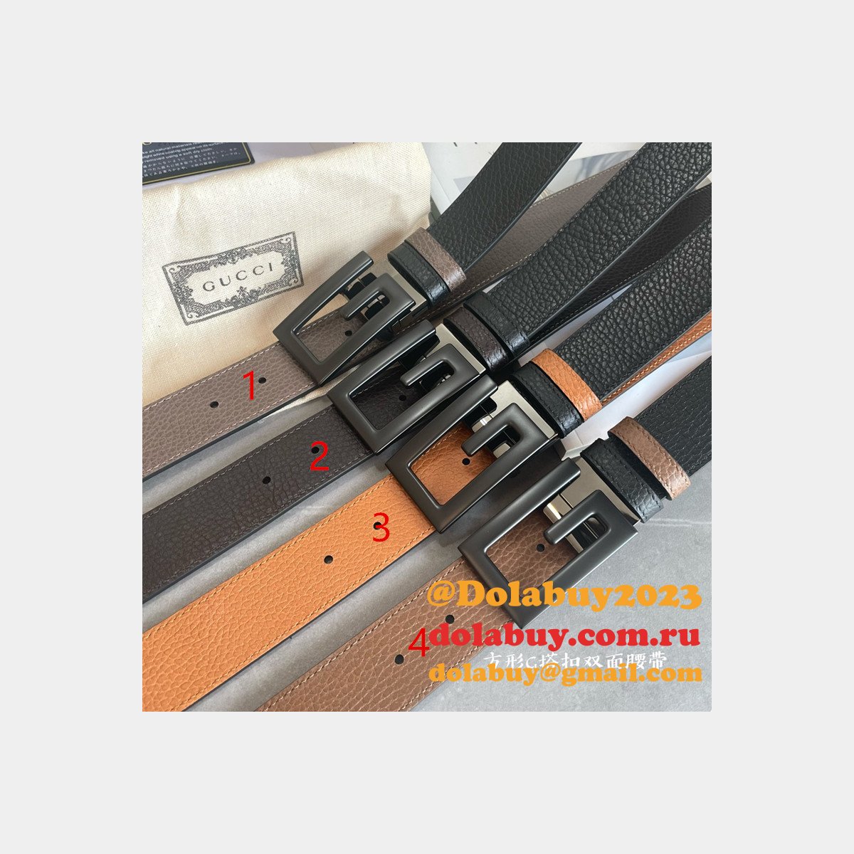 Replica GG 35mm Designer Top Quality Belt