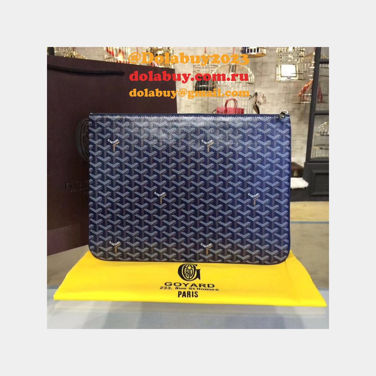 Top Quality Goyard Multi-Color Clutch AAA+ Bags