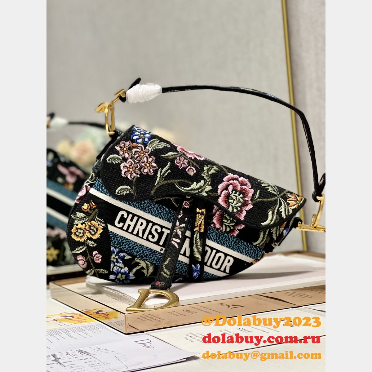 Replica Designer Dior Oblique Saddle Bags 9012/0446 On Sale