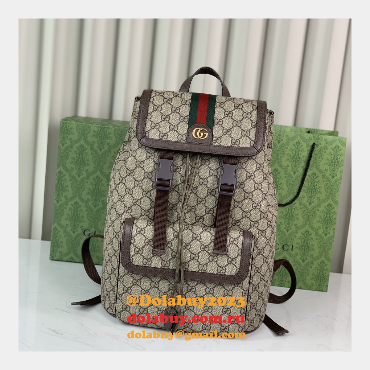 luxury G*u*i ophidia gg backpack 792114