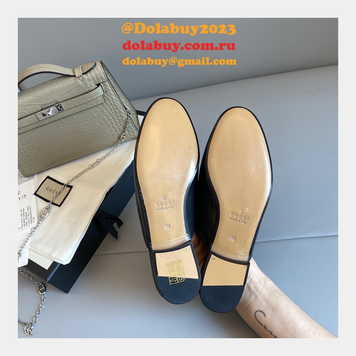 only sell high-quality designer fake G*u*i shoes