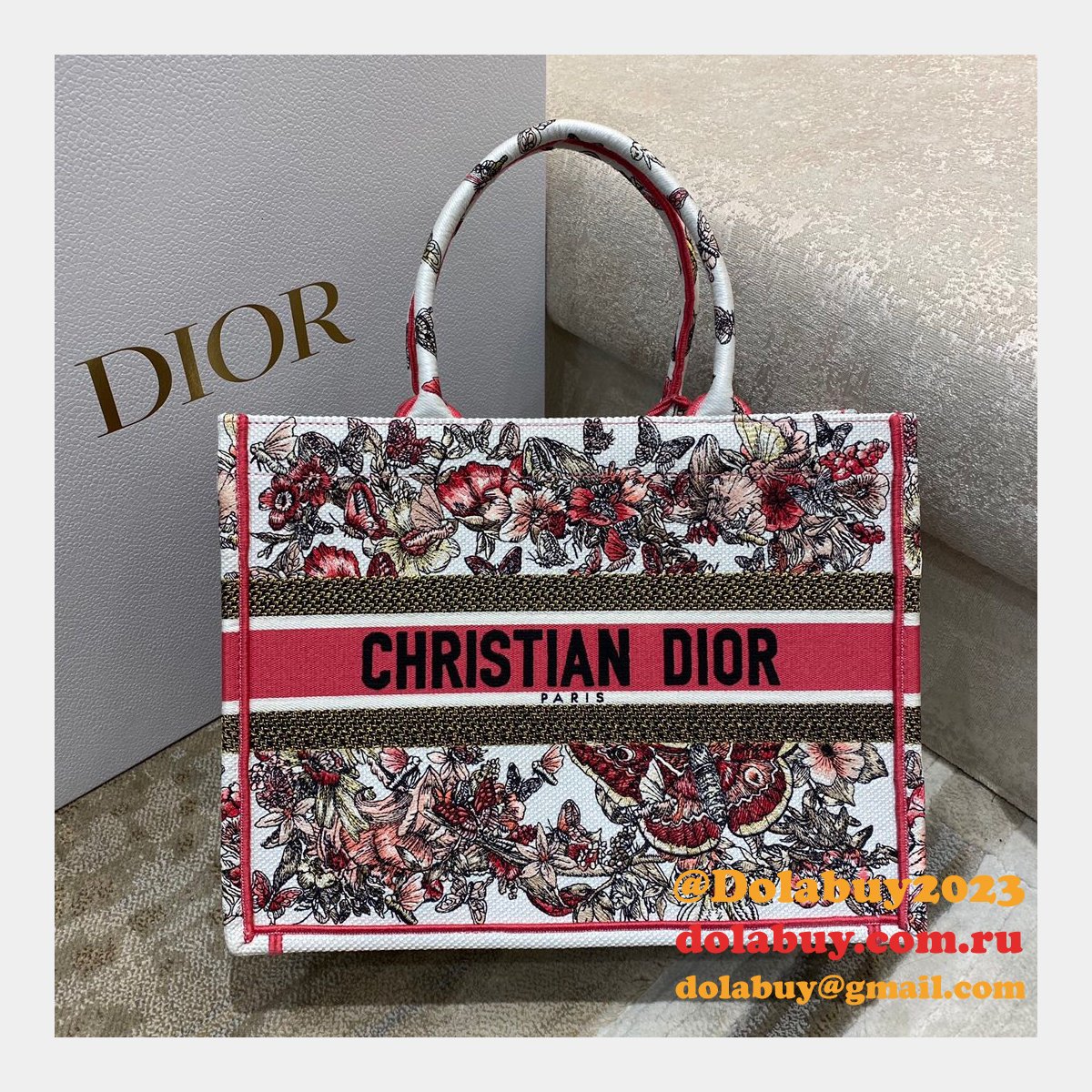 Cheap Christian Dior CD Book Tote Bag 36/41.5CM Fancy Bags Ru