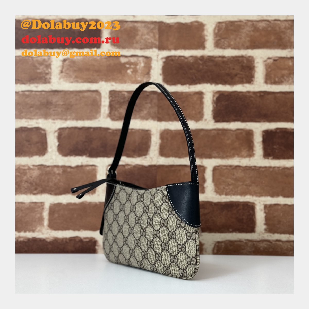 G*u*i 7 star gg emblem super mini shoulder 820696 designer bag